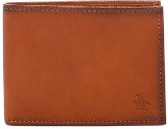 original penguin rfid leather card case|original penguin wallet price.